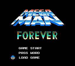 Mega Man Forever (Demo 3) Title Screen